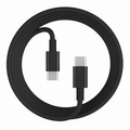 Black 1-meter USB-C to USB-C charger cable for Vivo phones by 9eight5, shown connected to a device in an electronics accessory image.