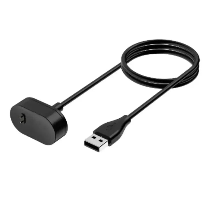 Habicare USB charger cable for Fitbit Inspire and Ace series, 100cm TWS charging cable with USB connector.