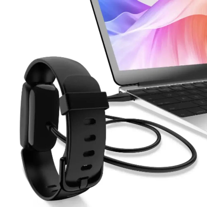 Habicare USB charger cable for Fitbit Inspire and Ace series, TWS 100cm charging cable for fitness trackers.