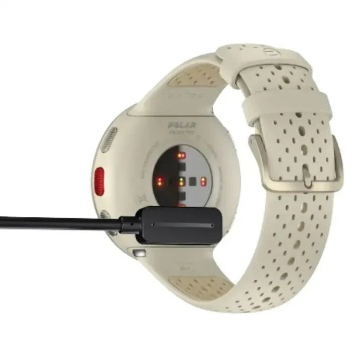 Habicare USB charger cable for Boneng Polar Pacer and Ignite 3 TWS smartwatches, showing the cable and connectors.
