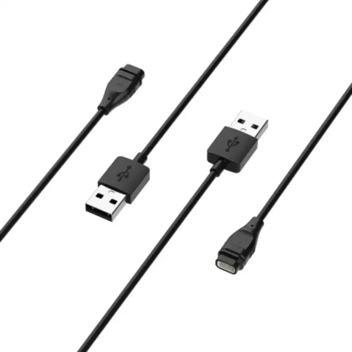 Habicare TWS USB charger cable for COROS Pace v2 and Apex Pro, 1 meter length, black color, compatible charging accessory