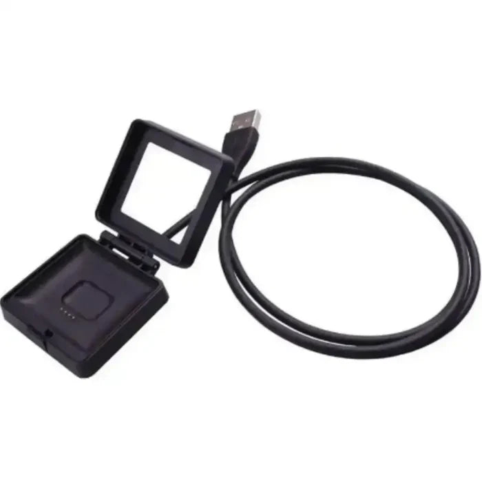 Habicare TWS USB charger cable for Fitbit Blaze smartwatch, compact and compatible for convenient charging.