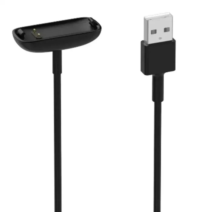 Habicare USB charger cable for Fitbit Inspire 3 TWS device, showing the cable and connector for charging.