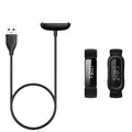 Habicare TWS USB charger cable for Fitbit Inspire and Ace series, showing the cable with connectors for device charging.