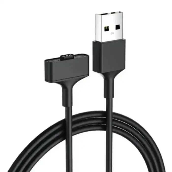 Habicare TWS USB charger cable for Fitbit Ionic smartwatch, showing the cable’s connector and design for charging.