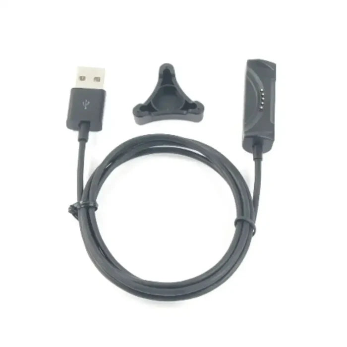 Black Habicare USB charger cable for LG Watch Urbane W200, 1 meter TWS charging cable for smartwatch.