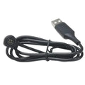 Magnetic USB charger cable for Polar M600 smartwatch, TWS compatible, by Habicare, shown connected to the device.