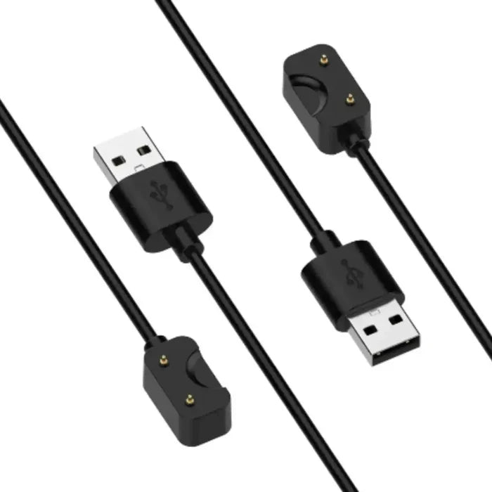 Habicare TWS USB charger cable for Samsung Galaxy Fit 3 smartwatch, with flexible connector and compact design.
