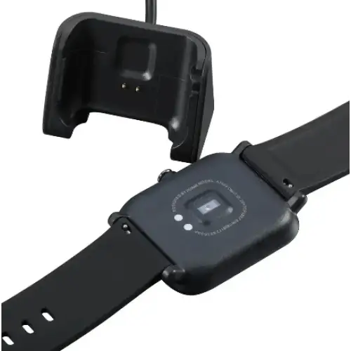 Magnetic USB charger for Amazfit Bip Youth A1608 TWS smartwatch by Habicare, with a compact design and magnetic connection.