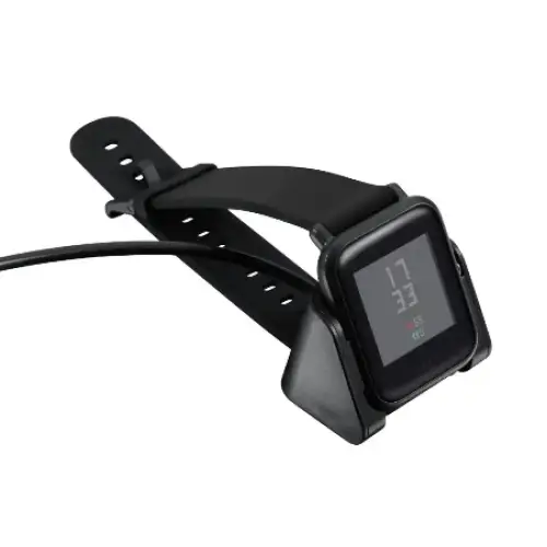 Magnetic USB charger for Amazfit Bip Youth A1608 smartwatch, compatible with Habicare TWS charging device.
