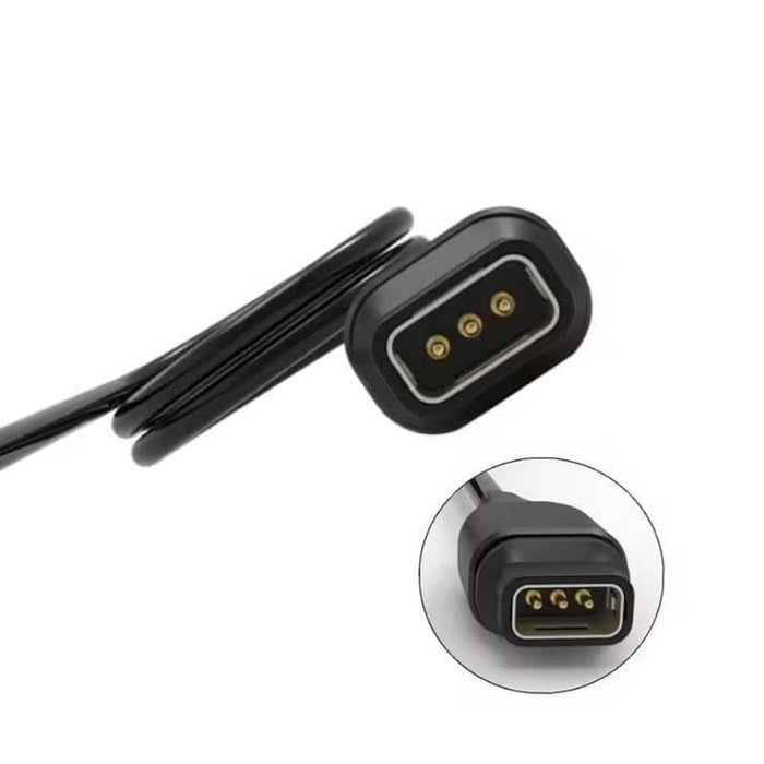 Black USB charging adapter for COROS Pace 4, Apex 4, and Nomad smartwatches, with a 1-meter cable.
