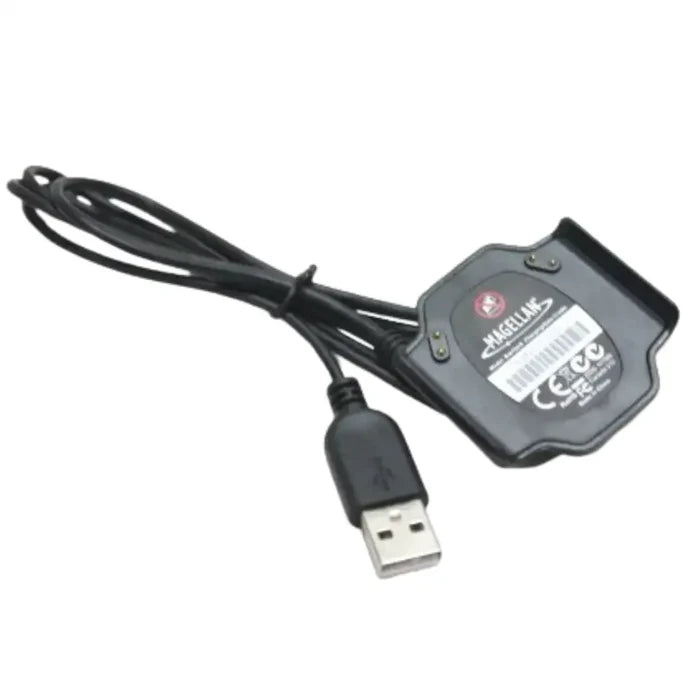 Black Habicare USB charging cable for Magellan Switch Up TWS earbuds, 1 meter long, for easy charging and connection.