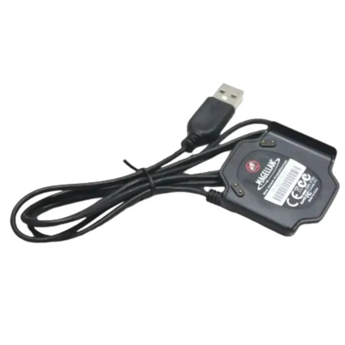 Black Habicare USB charging cable for Magellan Switch Up TWS earbuds, 1 meter long, with a durable design.