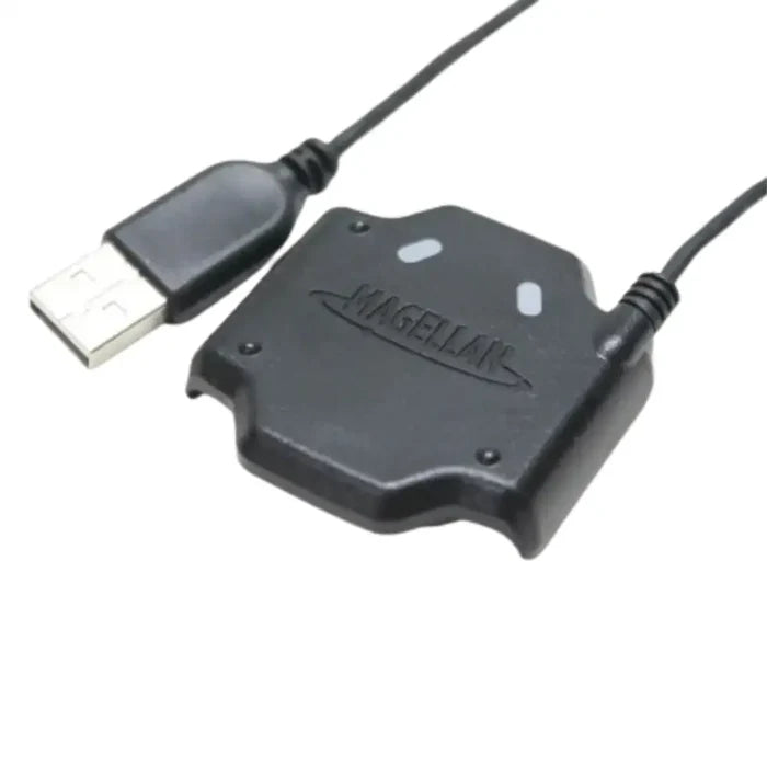 Black 1m Habicare USB charging cable for Magellan Switch Up TWS earbuds, designed for easy charging and durability.