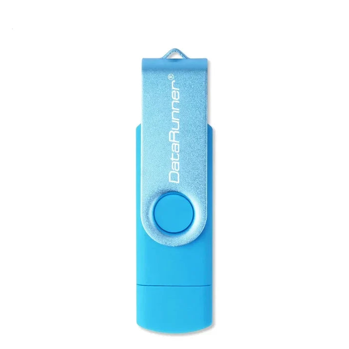 Habicare TWS USB flash drive for Android and PC, available in 8GB to 128GB, shown in a sleek design with a compact form.