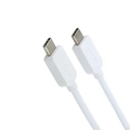 White 1m USB-C charger cable for Sony phones by 9eight5, featuring a durable design and standard USB-C connector for fast charging.