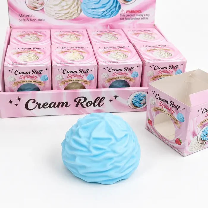 Vaseline Cream Roll Moldable Squishy Sensory Toy – Assorted Colors