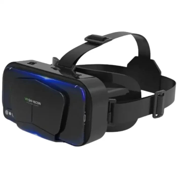 Habicare 9eight5 VR glasses for movies and games with adjustable straps and built-in lenses, designed for immersive virtual reality experiences.
