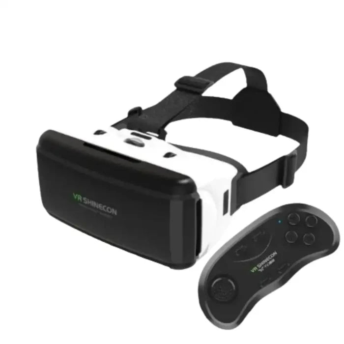 Habicare 9eight5 VR glasses with IMAX view 3D headset showing sleek design and adjustable straps for immersive virtual reality experience