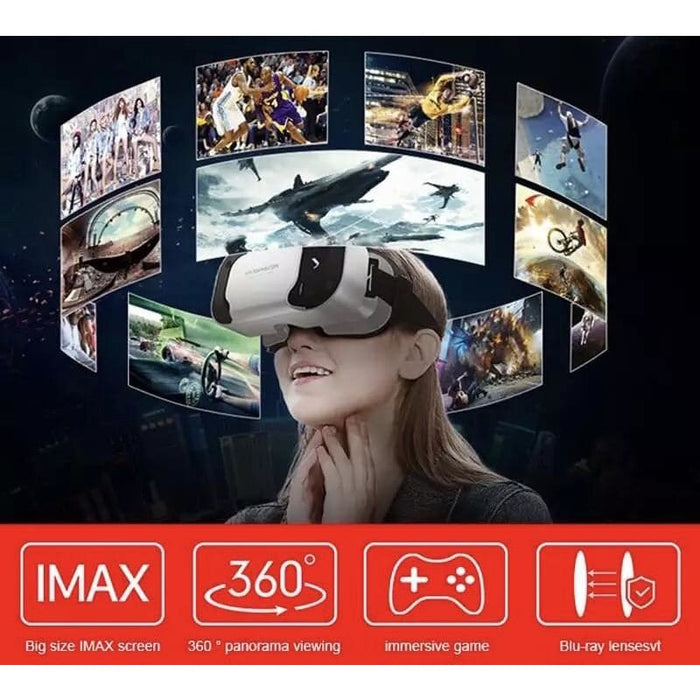 9eight5 VR goggles for phones and tablets, lightweight eyewear gadget with cartoon design for immersive virtual reality experiences.