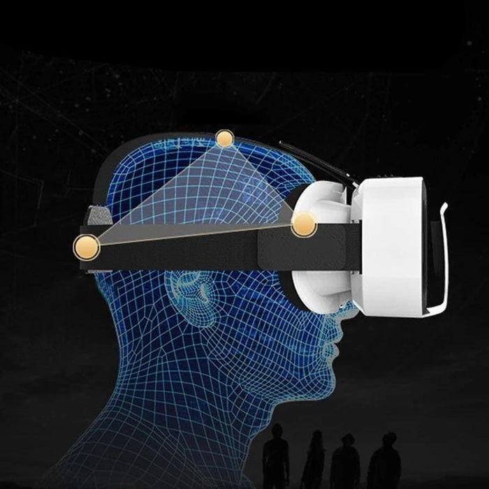 9eight5 VR goggles headgear with integrated audio and adjustable straps for immersive phone and tablet virtual reality experiences.
