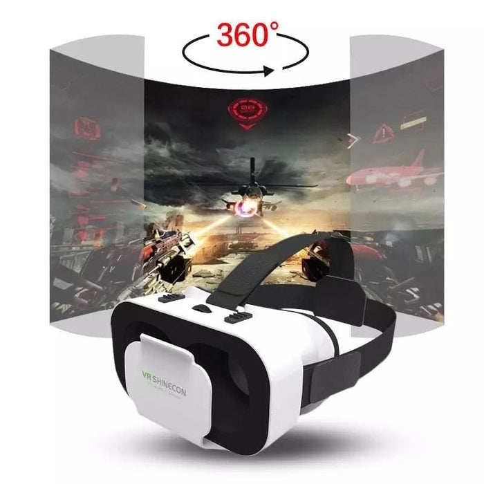 Magenta VR goggles by 9eight5 for phones and tablets, showcasing adjustable straps and sleek design for immersive virtual reality experiences.