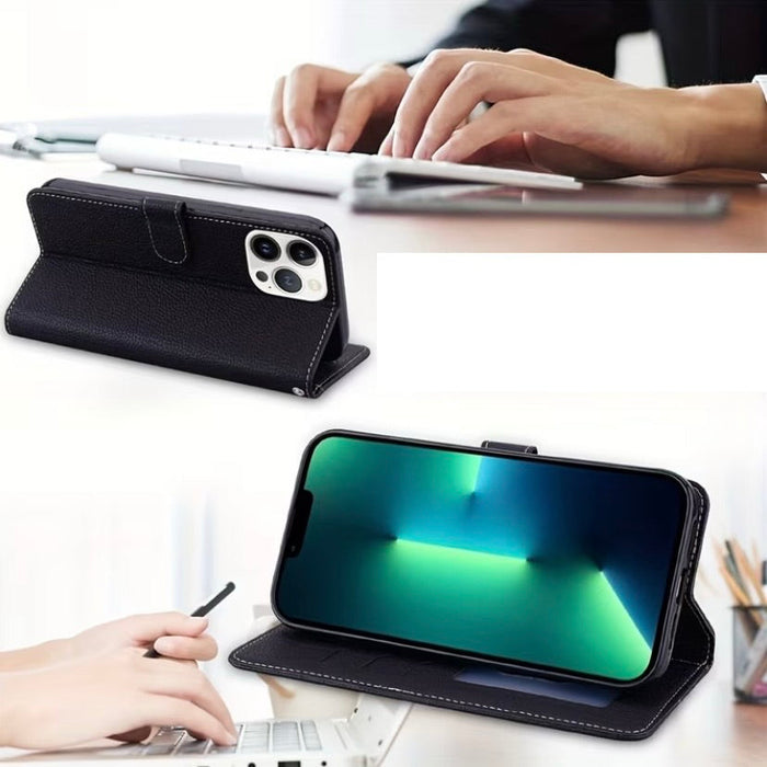 9eight5 wallet case for Samsung Galaxy A02S phone, featuring a slim design with card slots and protective cover.