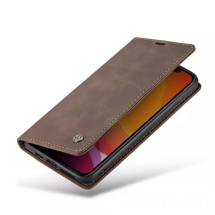 Samsung Galaxy A10s wallet case by 9eight5 featuring card slots, flip cover, and protective design for stylish phone protection.