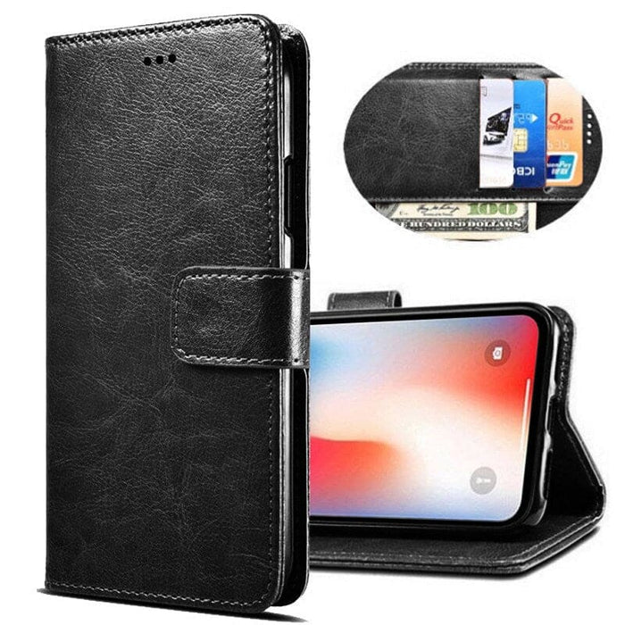 Samsung Galaxy Xcover 5/5s wallet case by 9eight5, featuring protective cover with card slots for mobile phones.