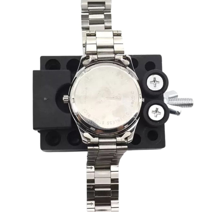 Watch Back Cover Remover holder from That Watch Shop, a professional watch repair tool for removing watch case backs.