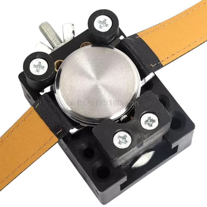 Watch Back Cover Remover tool from That Watch Shop, securely holding and removing watch back covers for repair or maintenance.