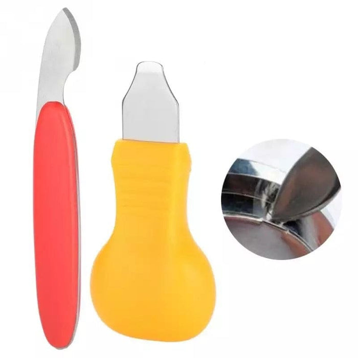 Set of watch back cover remover tools with knives, designed for watch repair and maintenance by That Watch Shop.