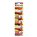 Five Panasonic CR1632 watch batteries from That Watch Shop, compact rechargeable batteries for wristwatches.