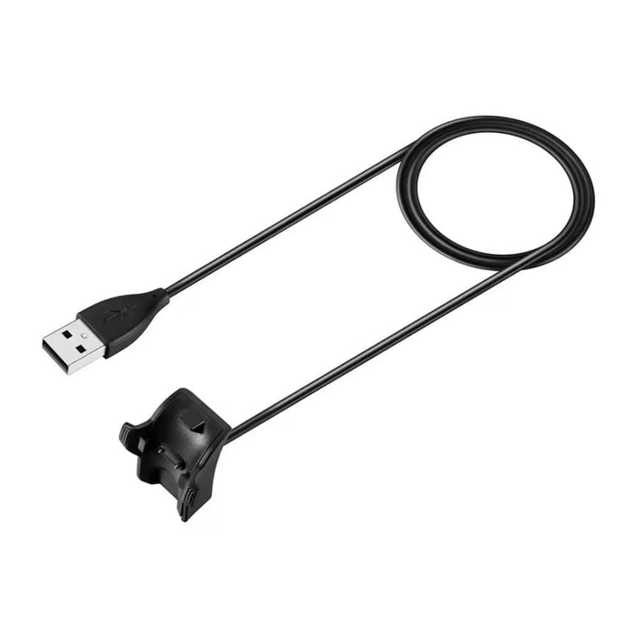 Black Huawei Band and Honor Band watch charger with USB-C cable, designed for seamless charging of fitness trackers.