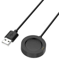 Black Xiaomi watch charger compatible with S4, S3, S2, and Mi Watch 2 Pro, designed for easy charging of Xiaomi smartwatches.