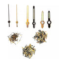 Set of 300 white watch hour, minute, and second hands with screws, compatible with watch repair and maintenance.