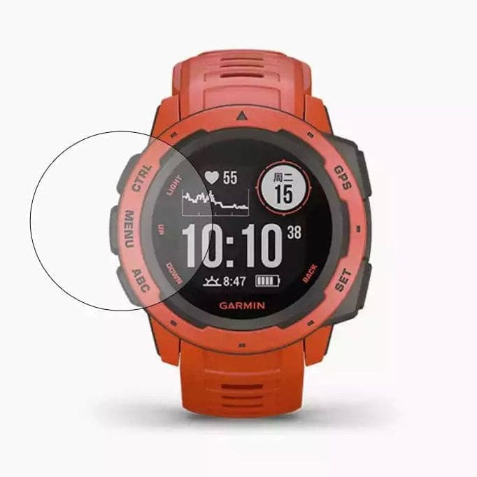 Garmin Instinct 2 Series watch screen protector, clear protective cover for durable screen protection, from That Watch Shop.