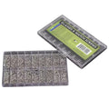 Set of 1,800 watch, sunglasses, and electronics screws in a watch tool kit, suitable for repairing and maintaining various electronic devices.