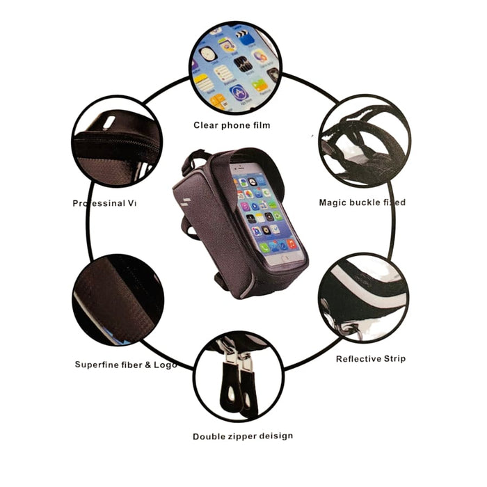 All-weather waterproof bicycle bag cover by 9eight5 protects bikes from rain and moisture, made of durable waterproof material.