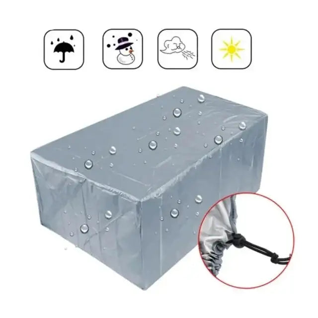 Silver / 315X160X74cm / Furniture Covers
