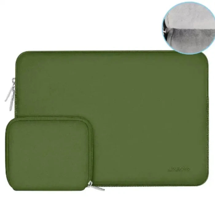 Habicare 9eight5 waterproof laptop case for MacBook and other brands, 13-13.3 inch and 11.6-12.3 inch, in multiple colors.