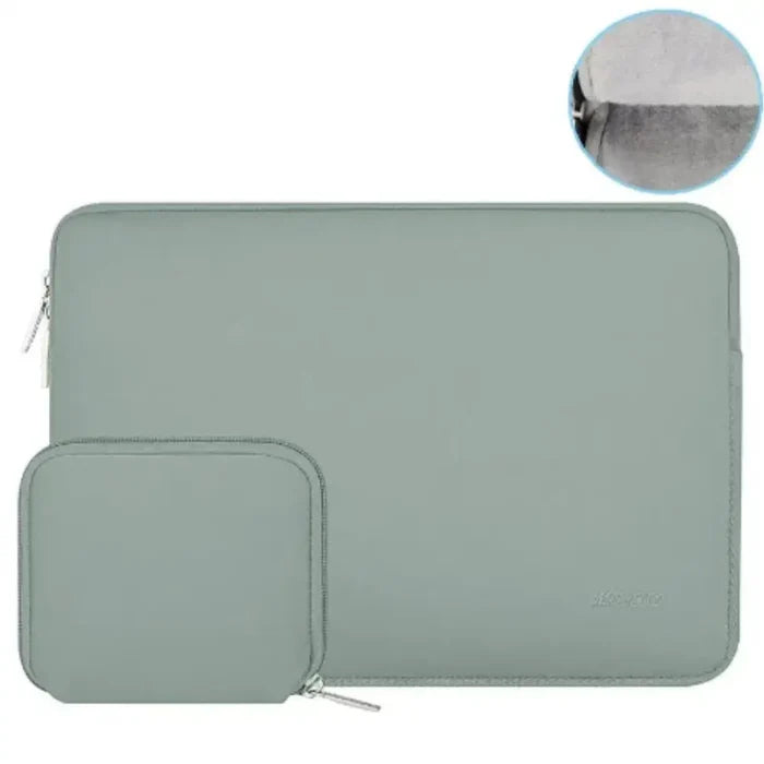 Habicare 9eight5 waterproof laptop case for MacBook and other brands, 13-13.3 inch and 11.6-12.3 inch, in various colors.