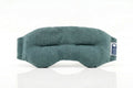 Teal weighted eye mask by Do Not Disturb Sleep Company with soft fabric and adjustable strap for relaxation and sleep comfort.