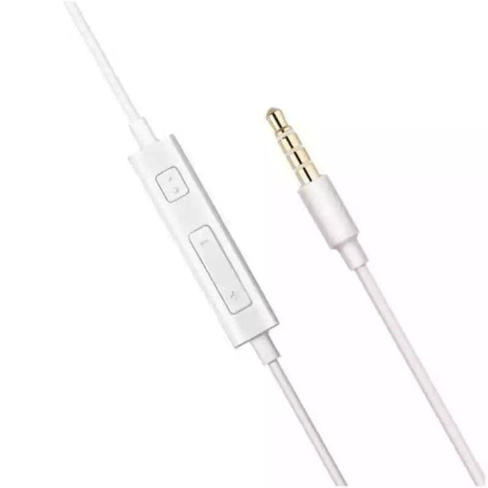 Wired Samsung Earphones by 9eight5 with in-line remote and microphone, designed for phones and tablets.