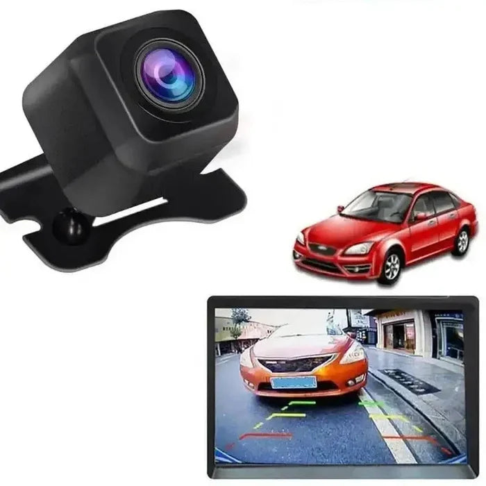 Wireless 4.3-inch rear view monitor and parking kit by Habicare, showing the display screen with backup camera image.