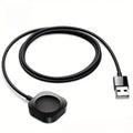 Black square wireless charger for Apple Watch by That Watch Shop, USB-powered charging dock for Apple Watch.