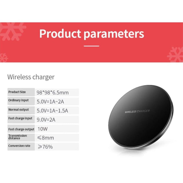 Wireless charger for phones from 9eight5, sleek phone and tablet accessory for easy wireless charging.