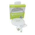 White 9eight5 wireless charger for Samsung smartphones, compact electronic accessory for fast and convenient charging.