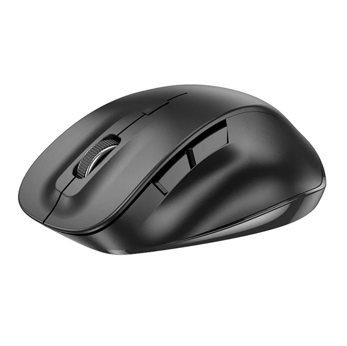 Techplus wireless Bluetooth mouse with adjustable DPI and 2.4G connectivity, featuring ergonomic design and multiple buttons.