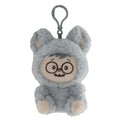 Yoonique Toys LaBabies 4.5 Inch Sherpa Gray Clip